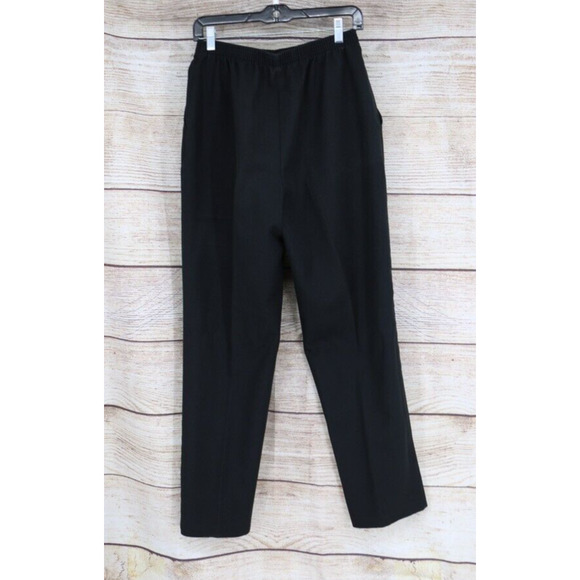 VINTAGE Levis Bend Over Womens Size 14 High Rise Pull On Pants Black - Picture 5 of 8